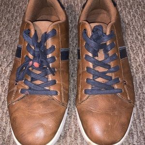 Men’s Size 10.5 Brown and Blue Sneakers
